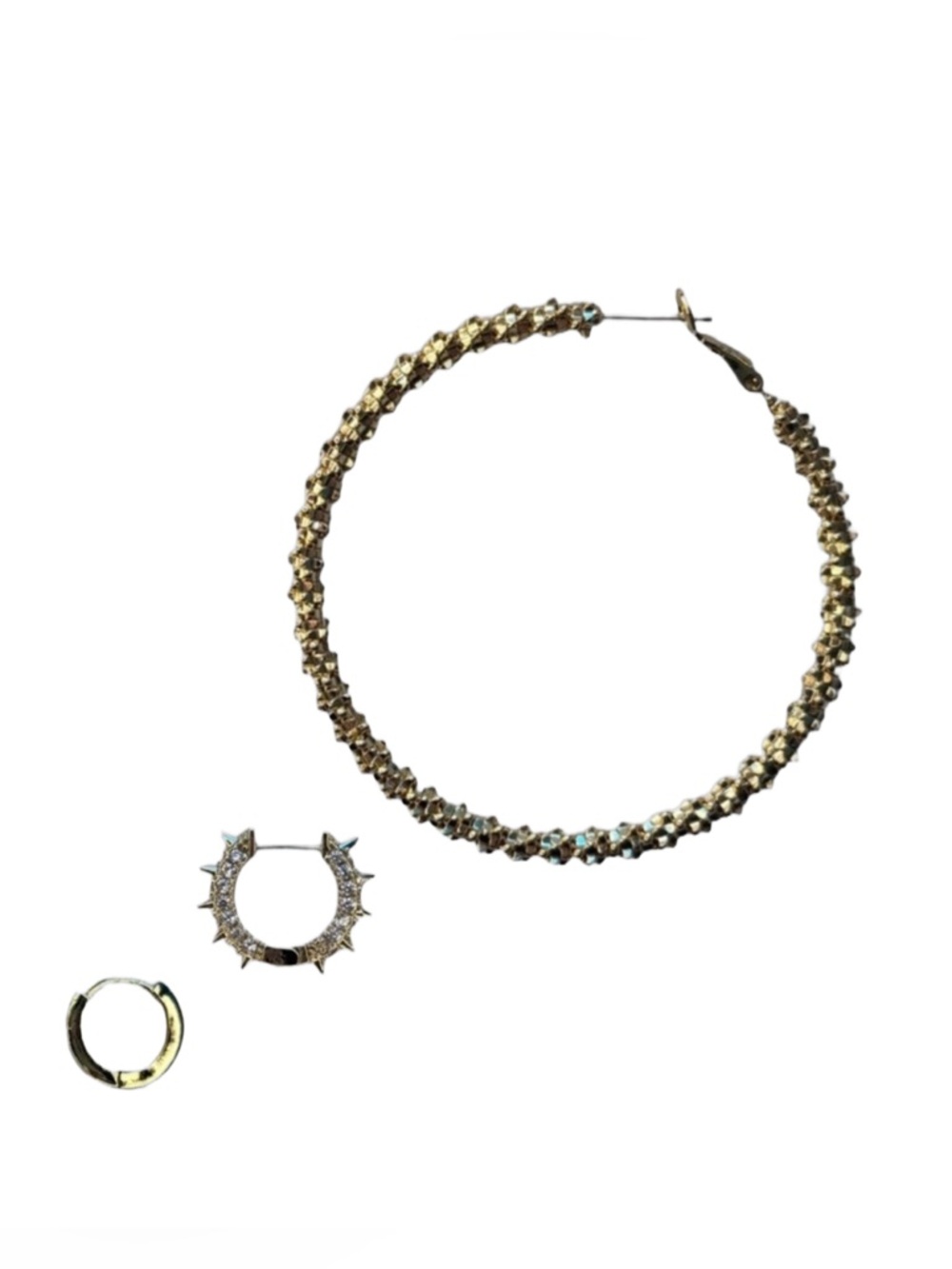 ⚜️Baddie-Bada-Bling-a-Ling Vibe Capsule: Three Pairs of Ear Candy